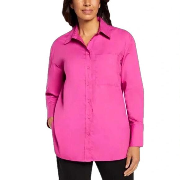 Banana Republic Women's Shirt Button Down Front Size Medium NWT - Picture 2 of 9